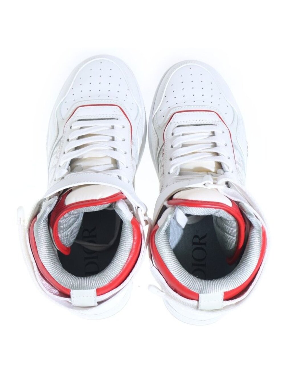 Dior Oblique High Cut Sneakers White - Picture 4 of 6